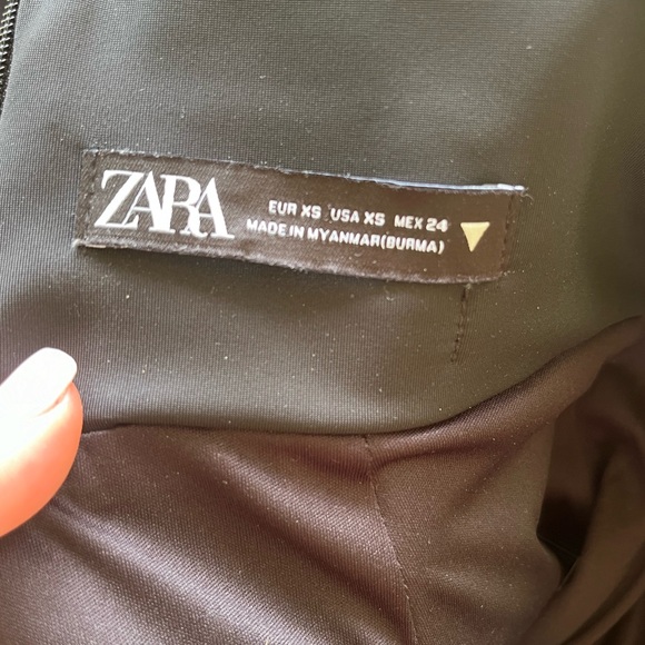 Zara High waisted checkered mini skirt - Picture 3 of 3